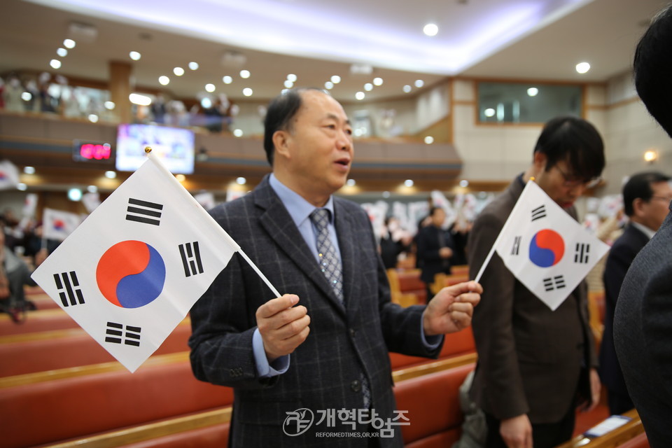 총회(합동)부흥사회, 백석총회부흥사회 연합, 3. 1절 구국성회 모습