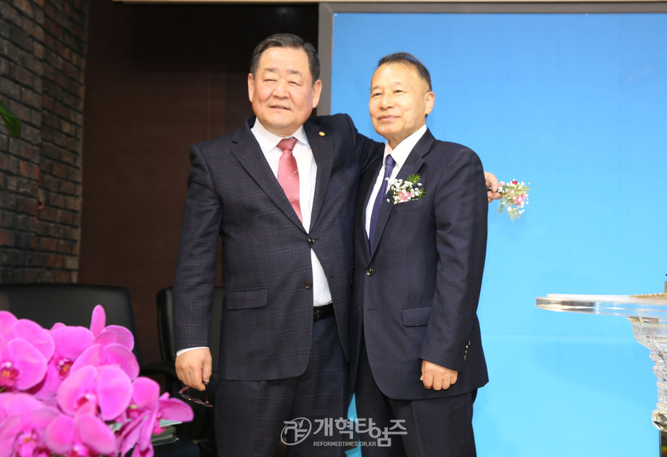 수도노회장로회 정기총회 모습