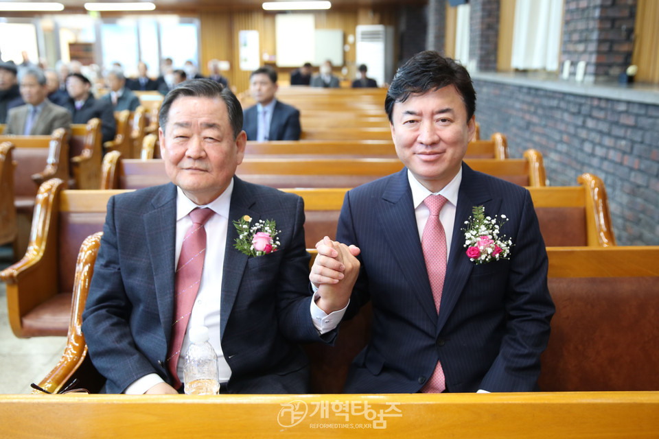 수도노회장로회 정기총회 모습