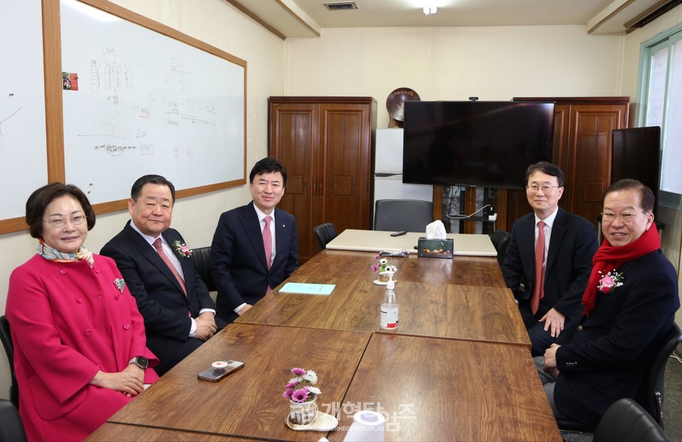 수도노회장로회 정기총회 모습