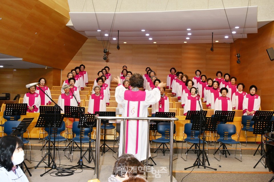 인천노회남전도회 순회헌신예배 모습