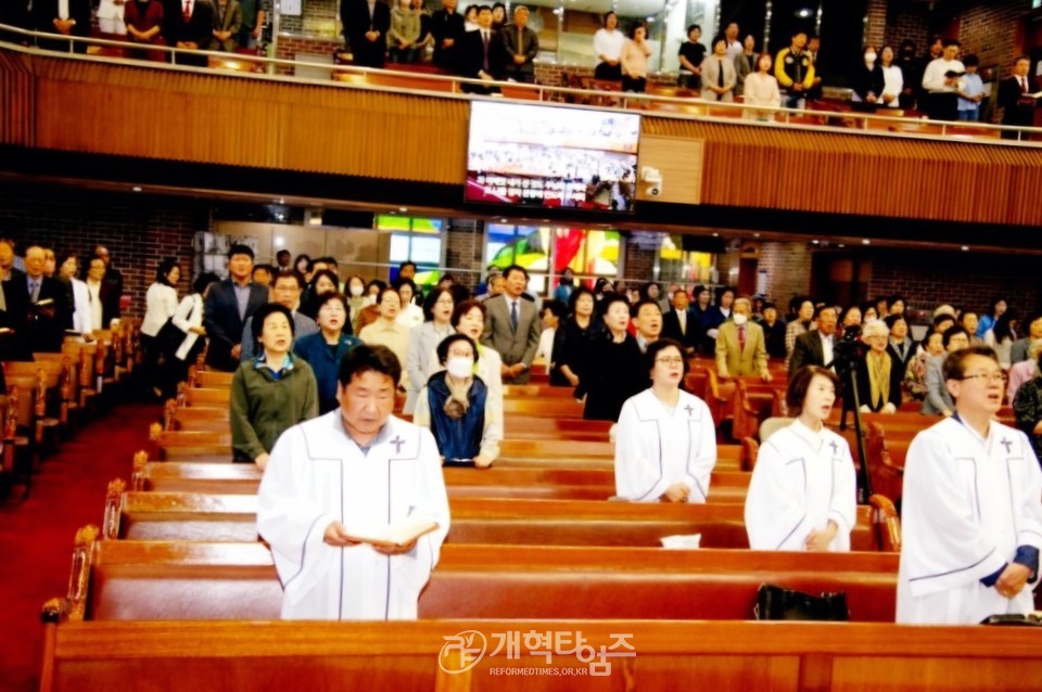 대성교회 설립70주년 감사예배 모습