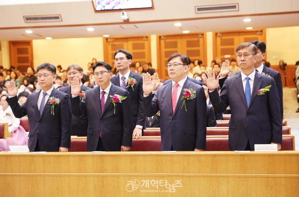 후암교회 임직감사예배 모습