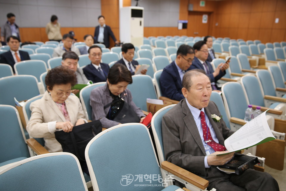 총신대신대원총동창회 제37회 정기총회 모습
