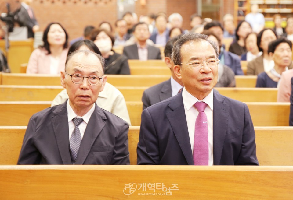 GP선교회 통합 25주년 감사예배 모습
