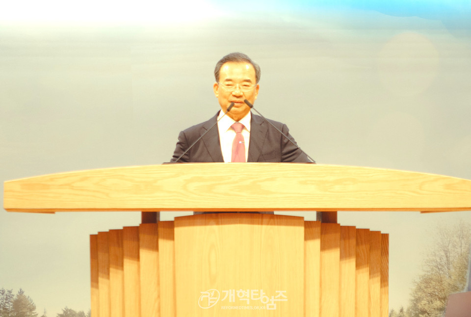 GP선교회 통합 25주년 감사예배 모습