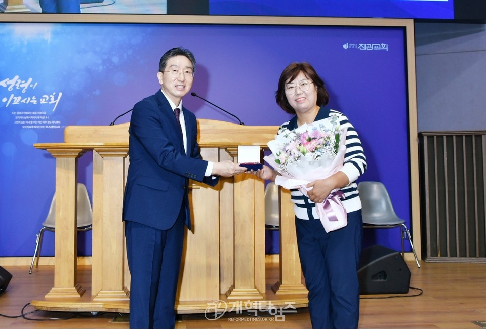 서울노회주일학교 연합경연대회 및 모범자 표창식 모습