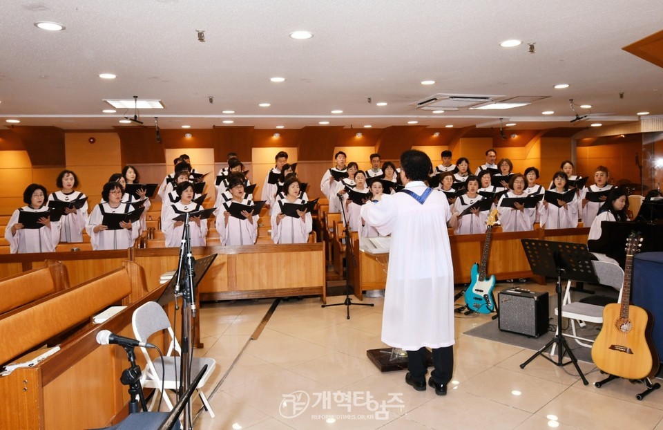 인천노회남전도회 순회헌신예배 모습