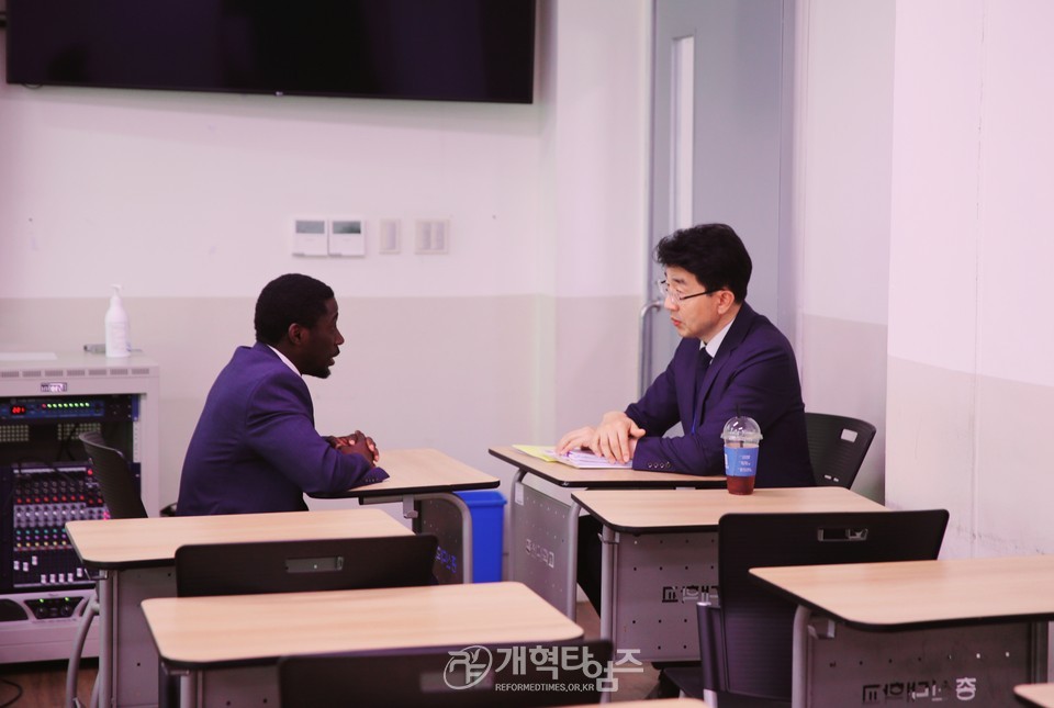 2024년도 강도사 고시 모습(총신대 양지캠퍼스)
