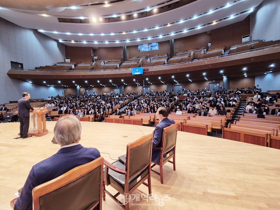 2024년도 강도사 고시 모습(총신대 양지캠퍼스)