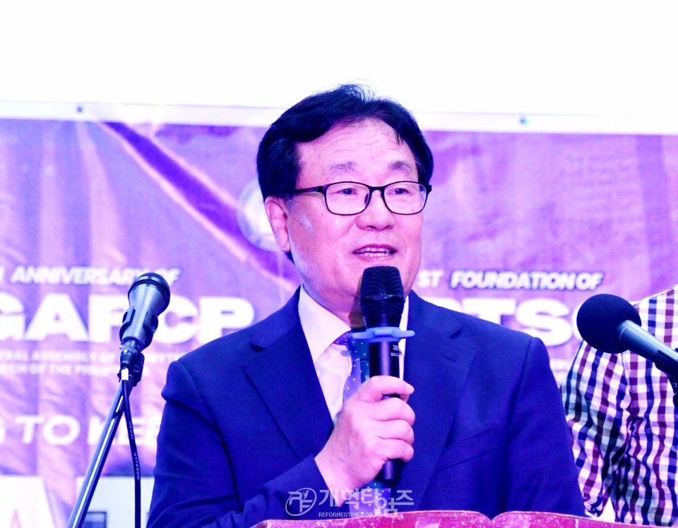 서울·서북지역남전도회, 필리핀신학대학 후원 밎 목수학교 개교식 모습
