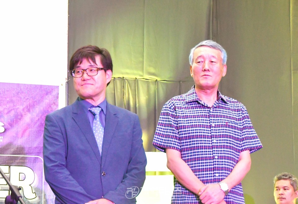 서울·서북지역남전도회, 필리핀신학대학 후원 밎 목수학교 개교식 모습