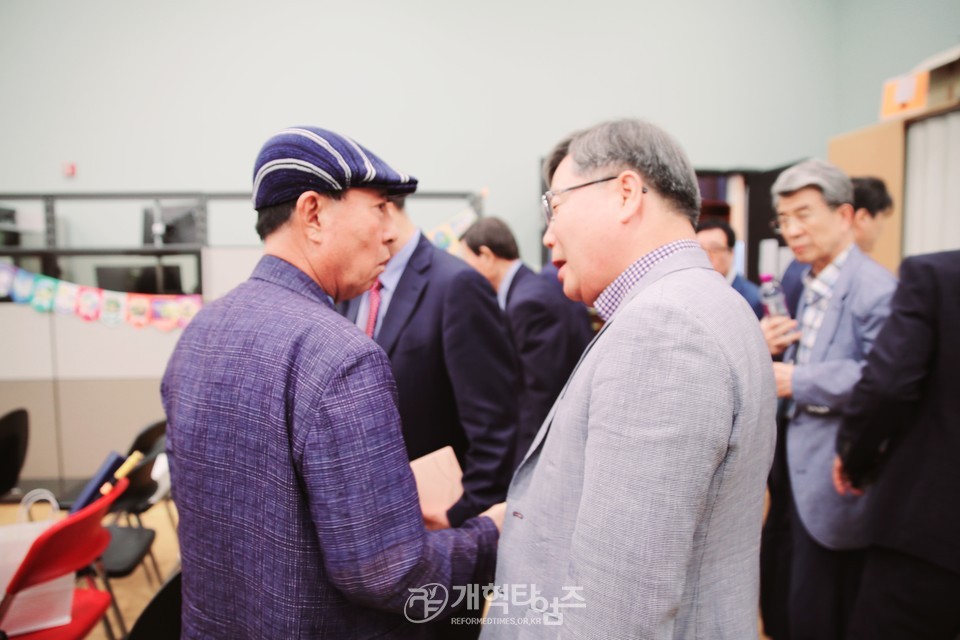 서울ㆍ서북지역남전도회, 전국남전도회 차기 회장 선출 관련 논의 모습