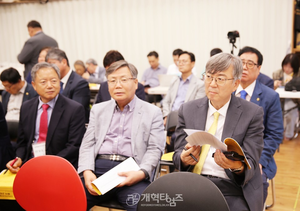 전국남전도회 제43회기 제6차 전국임원회의 모습
