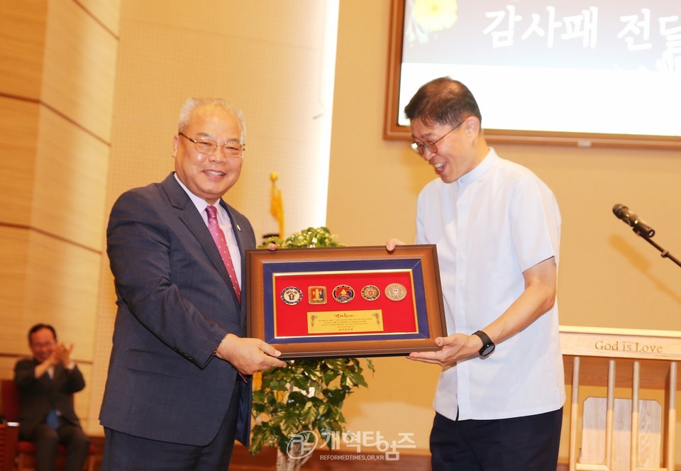 영ㆍ호남남전도협의회, 상무대교회 초급장교 연합예배 모습