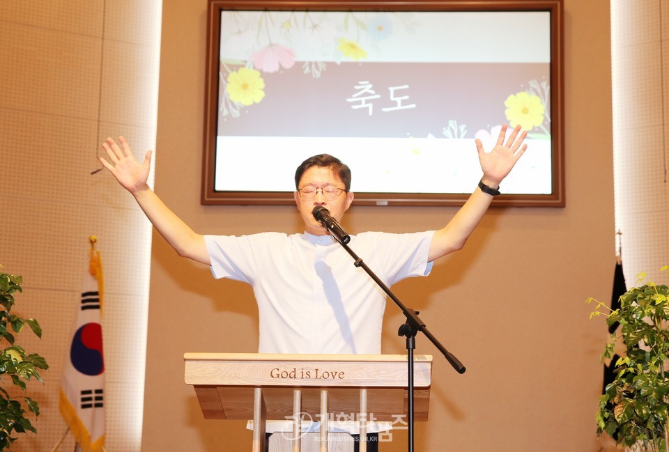 영ㆍ호남남전도협의회, 상무대교회 초급장교 연합예배 모습