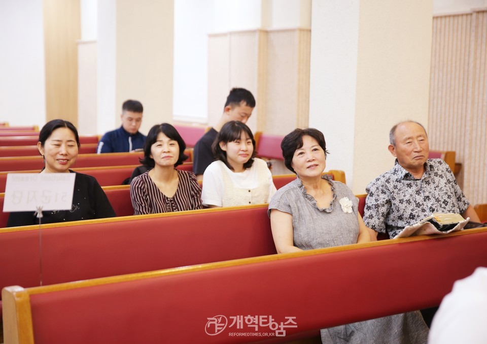 영ㆍ호남남전도협의회, 상무대교회 초급장교 연합예배 모습