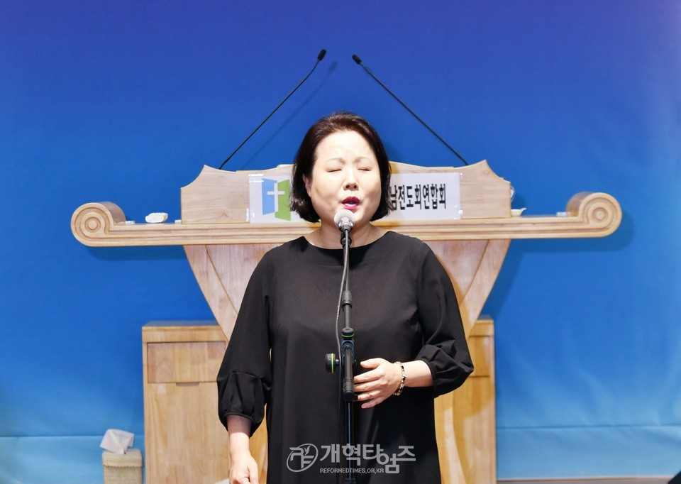인천노회남전도회 5차 순회헌신예배 모습