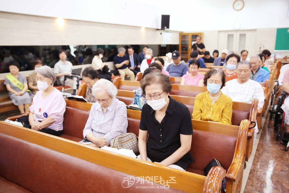 새에덴교회, ‘2024 중앙보훈병원 참전용사 및 국가유공자 위문예배’ 모습