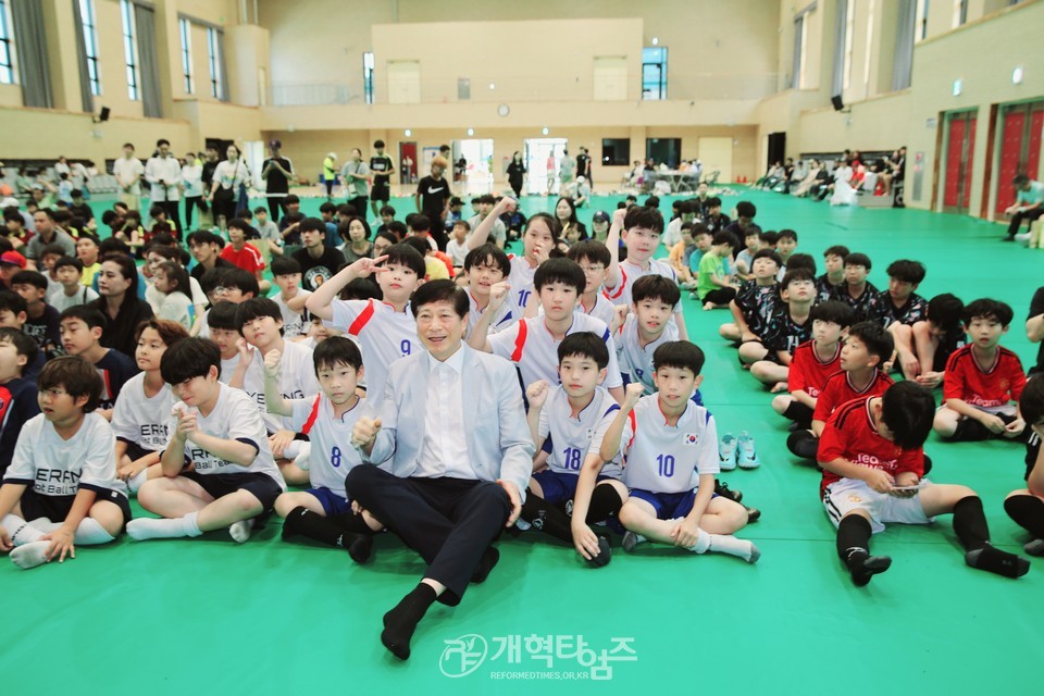 제2회 총회장배 전국유소년 풋살(축구)대회 모습