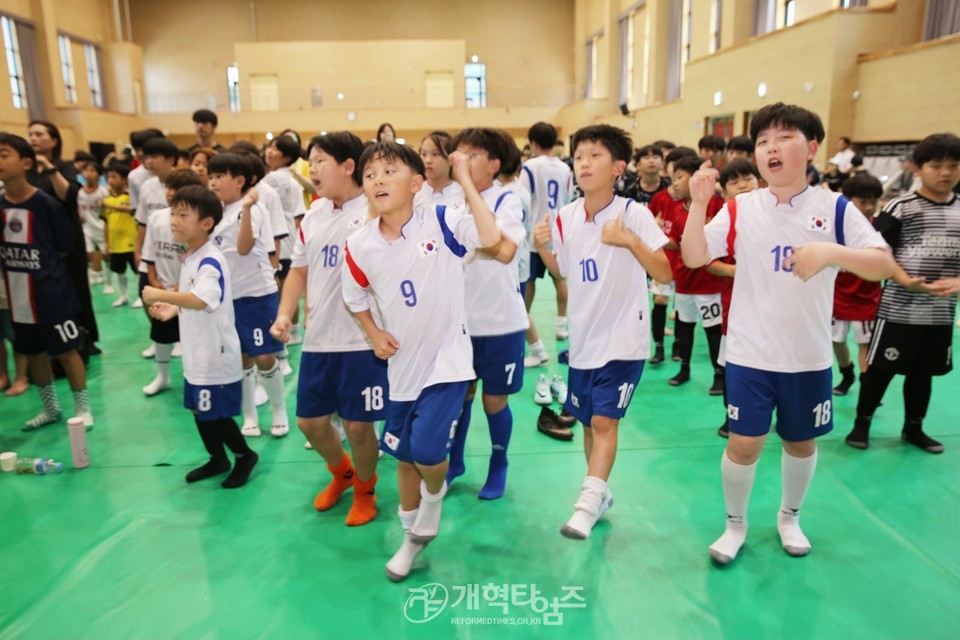 제2회 총회장배 전국유소년 풋살(축구)대회 모습