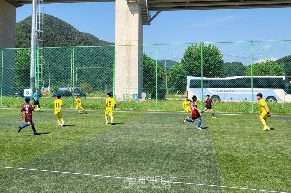 제2회 총회장배 전국유소년 풋살(축구)대회 모습