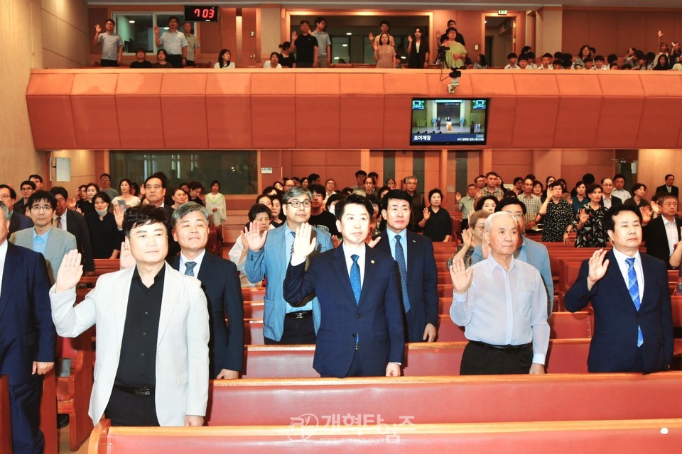 인천노회남전도회 6차 순회헌신예배 모습