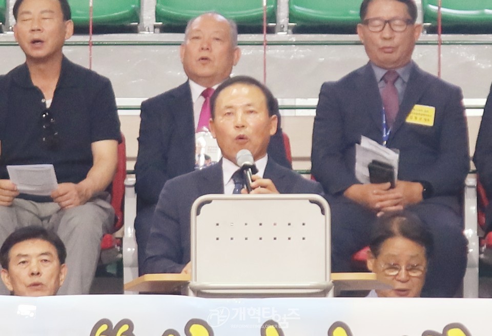 호남지역남전도회 화합체육행사 및 차별금지법 입법 반대 결의 대회 모습
