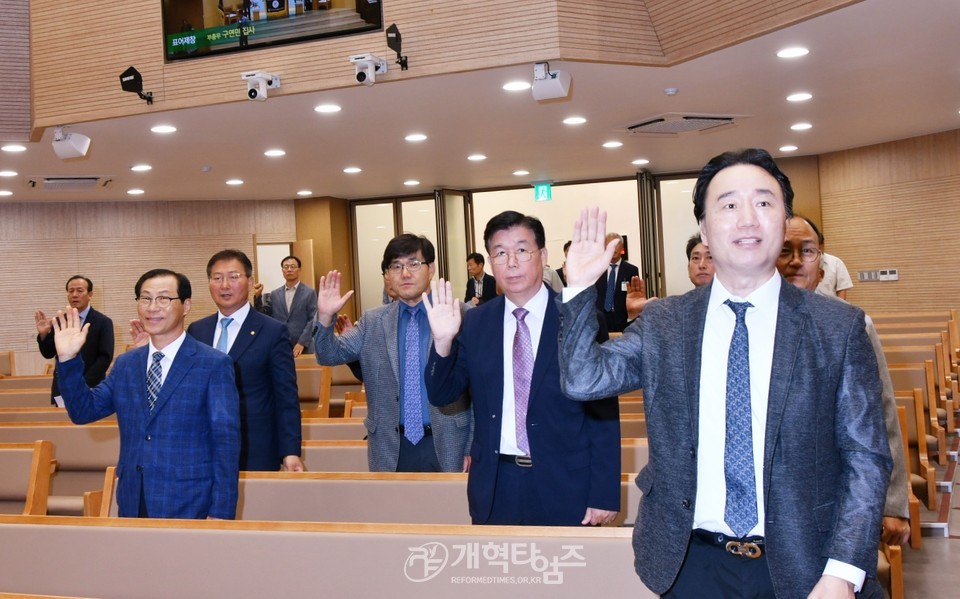 서울ㆍ서북지역남전도회 제1차 임원회의 및 실행위원회 모습