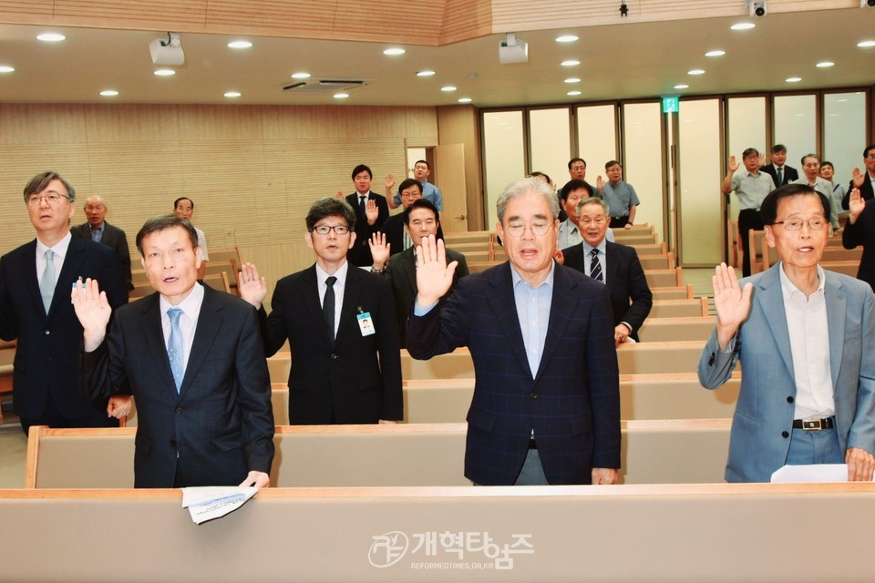 서울ㆍ서북지역남전도회 제1차 임원회의 및 실행위원회 모습