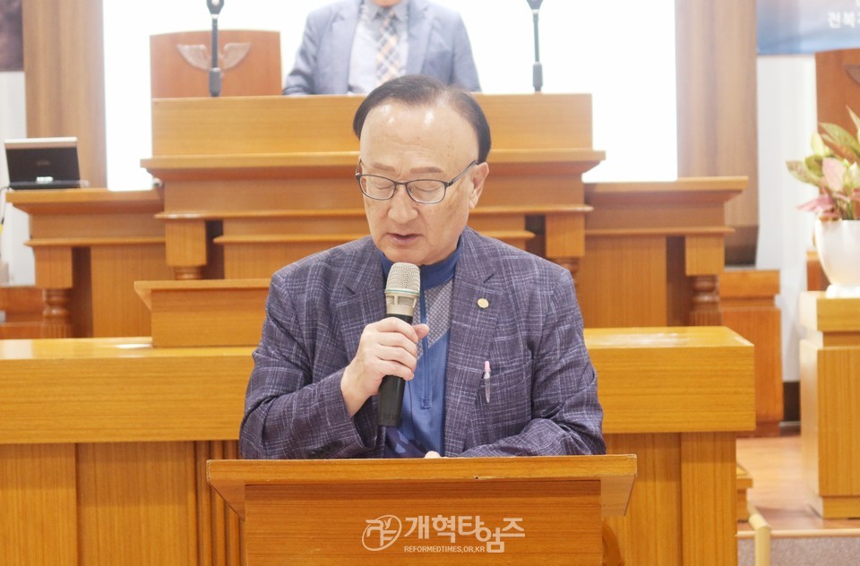 전북지역장로회 9월 순회월례예배 모습
