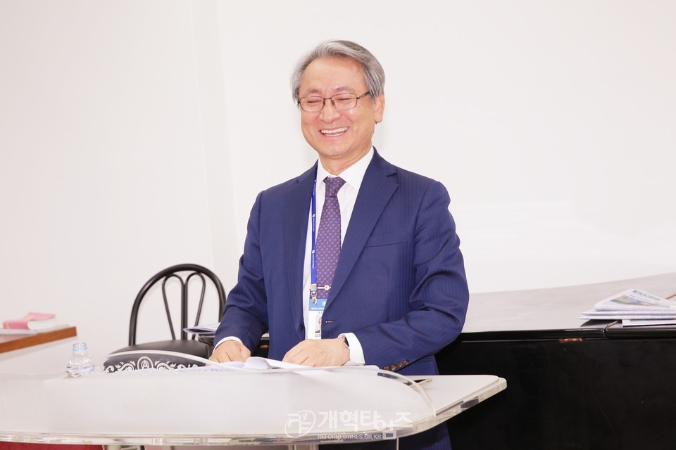 통일목회개발원 이사회 정기총회 모습