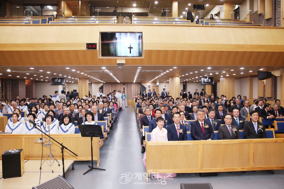 부천서문교회, 「교회설립 40주년 기념감사예배」모습