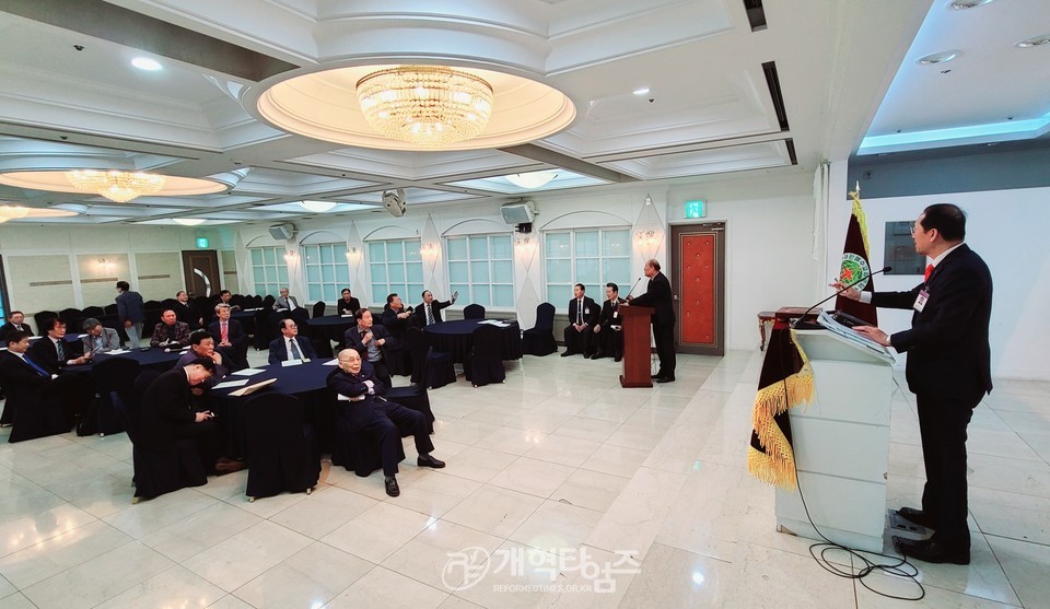 전국남전도회, 제44회기 2차 전국임원회의 모습