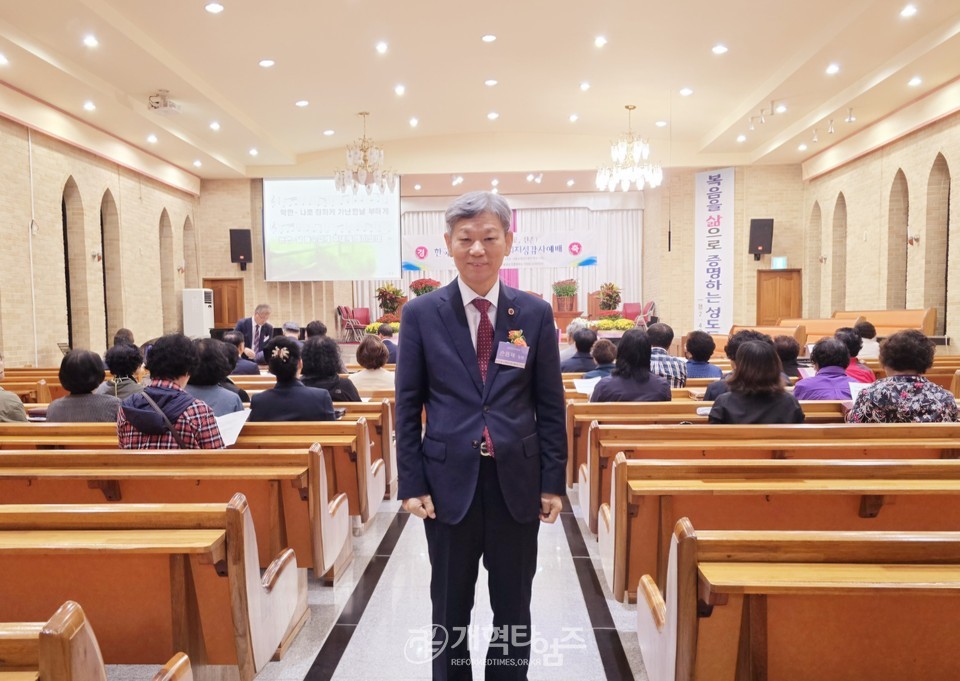 총회역사위, 사곶교회.진촌교회「역사사적지 지정감사예배」모습