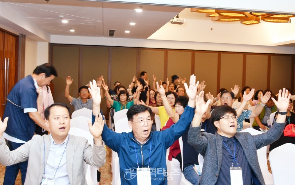 서울ㆍ서북지역남전도회, 임역원수련회 모습