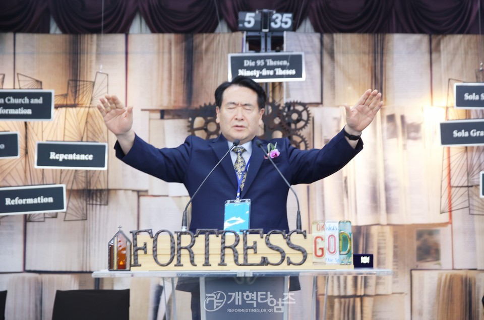 총신대 신대원 제79회 동창회 제35차 정기총회 모습