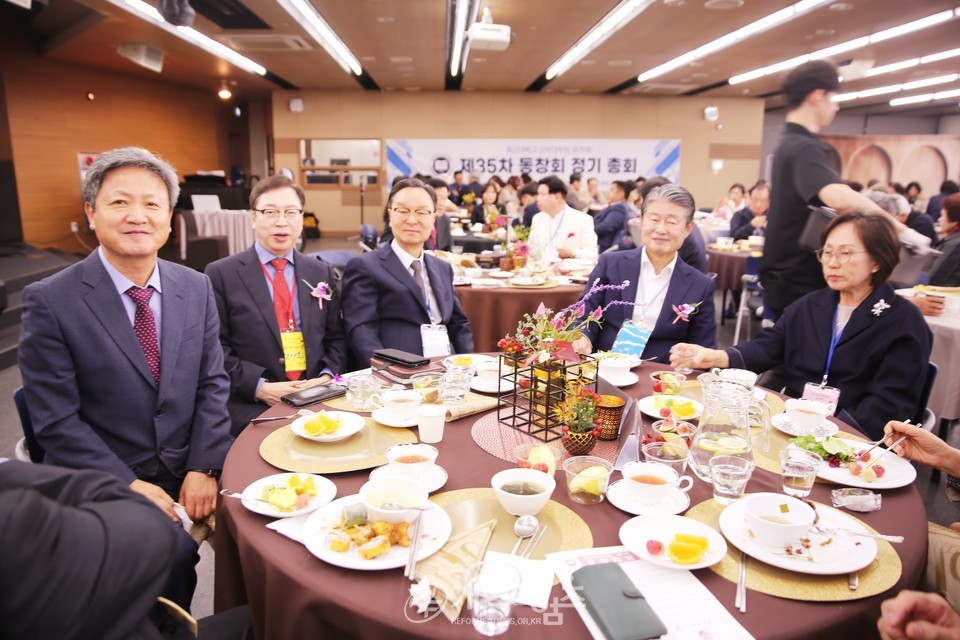 총신대 신대원 제79회 동창회 제35차 정기총회 모습