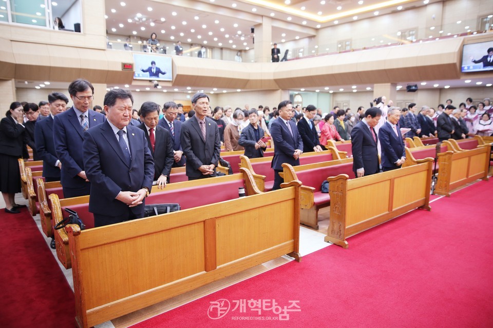 전국남전도회, 제1차 순회헌신예배 모습