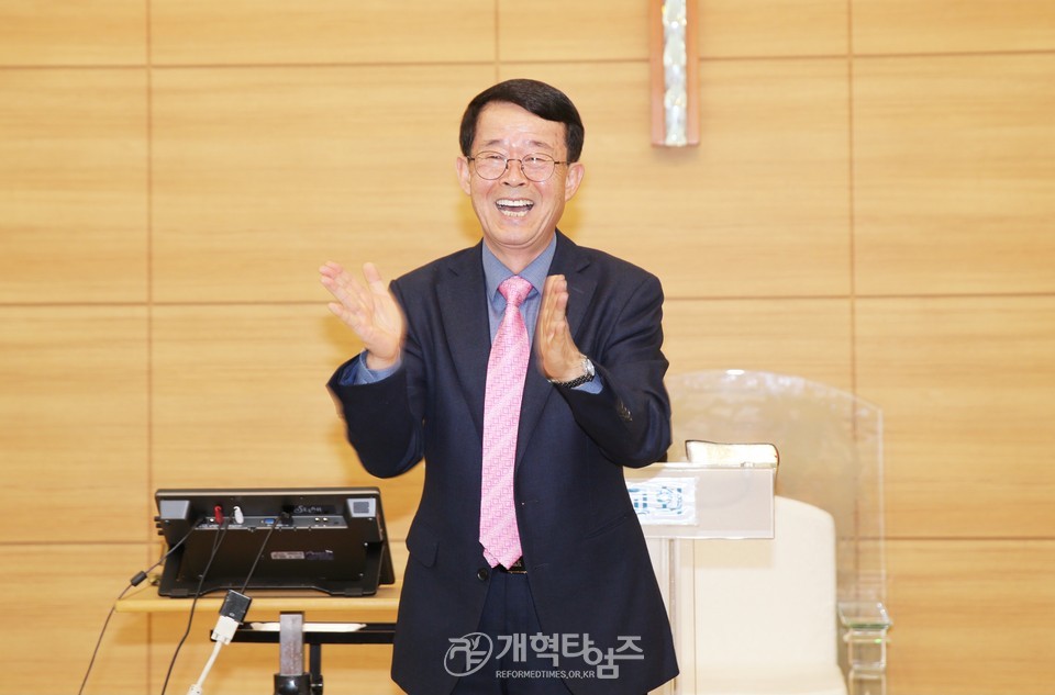 전국남전도회, 판문점교회 통일기도회 모습