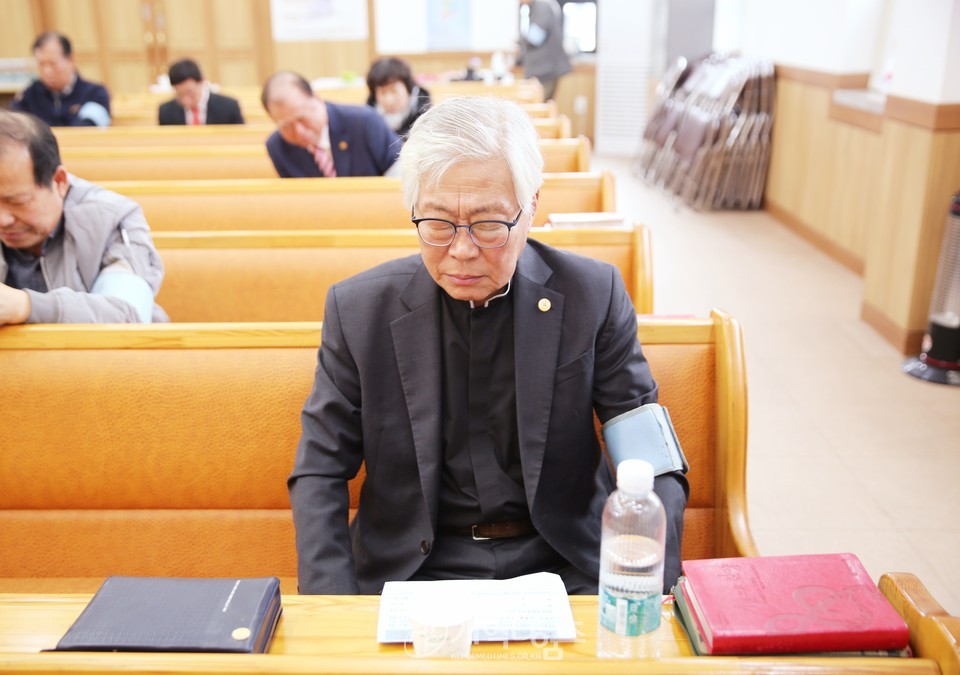 전국남전도회, 판문점교회 통일기도회 모습
