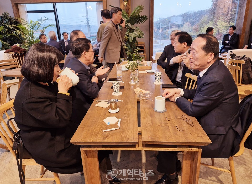 전국남전도회, 판문점교회 통일기도회 모습