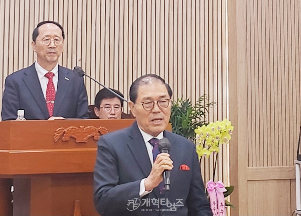 열방디딤돌선교회, 인계중앙교회 리모델링 감사예배 및 정기이사회 모습