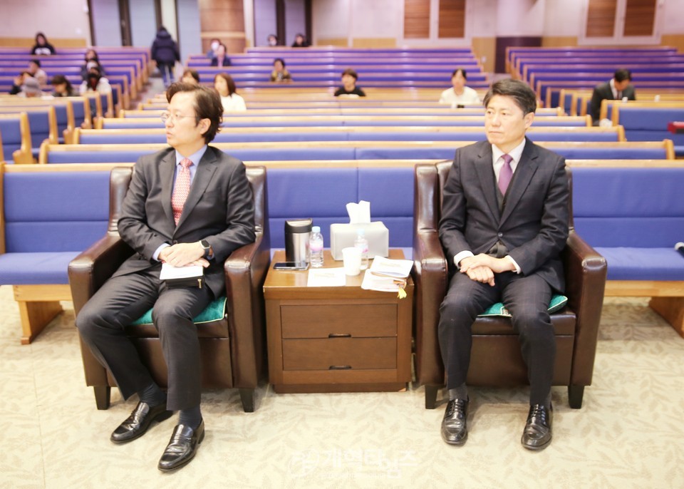 총회군선교회 북부지회, 「사랑의 온차 및 핫팩 전달식」모습