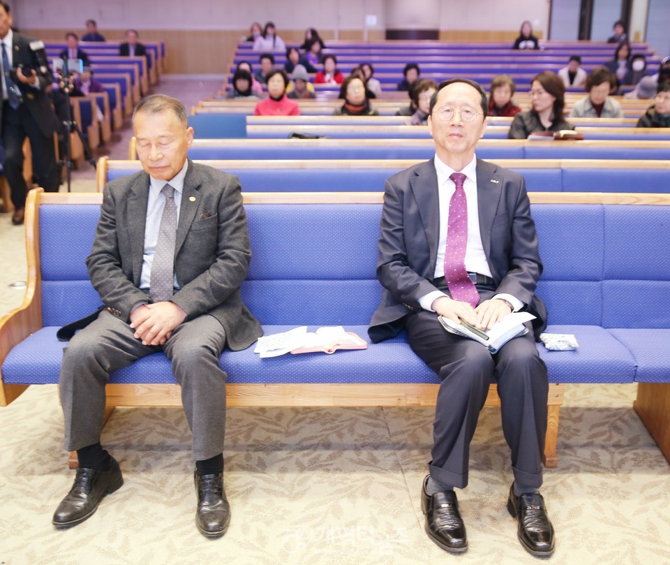 총회군선교회 북부지회, 「사랑의 온차 및 핫팩 전달식」모습