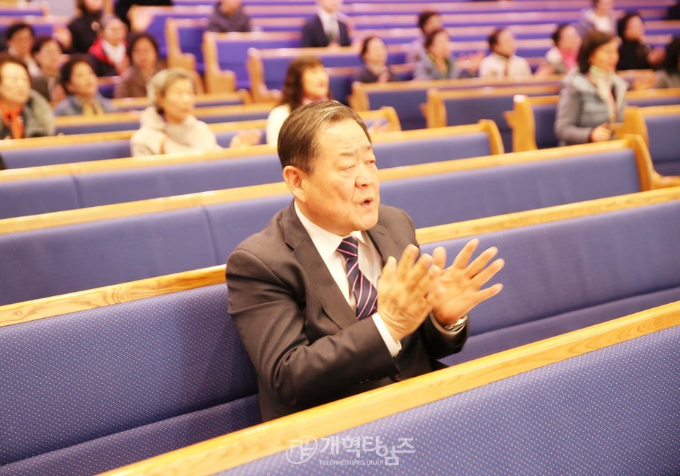 총회군선교회 북부지회, 「사랑의 온차 및 핫팩 전달식」모습