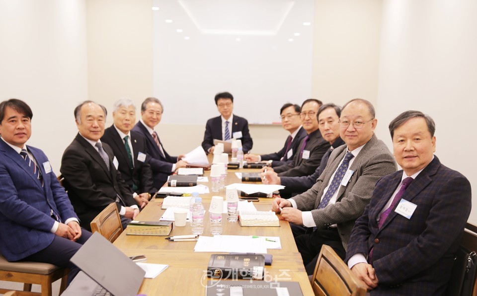제109회기 총회 교정선교위원회 전체회의 모습