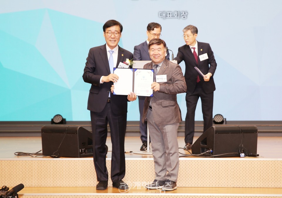 권순웅 목사, 한장총 대표회장 취임감사예배 모습
