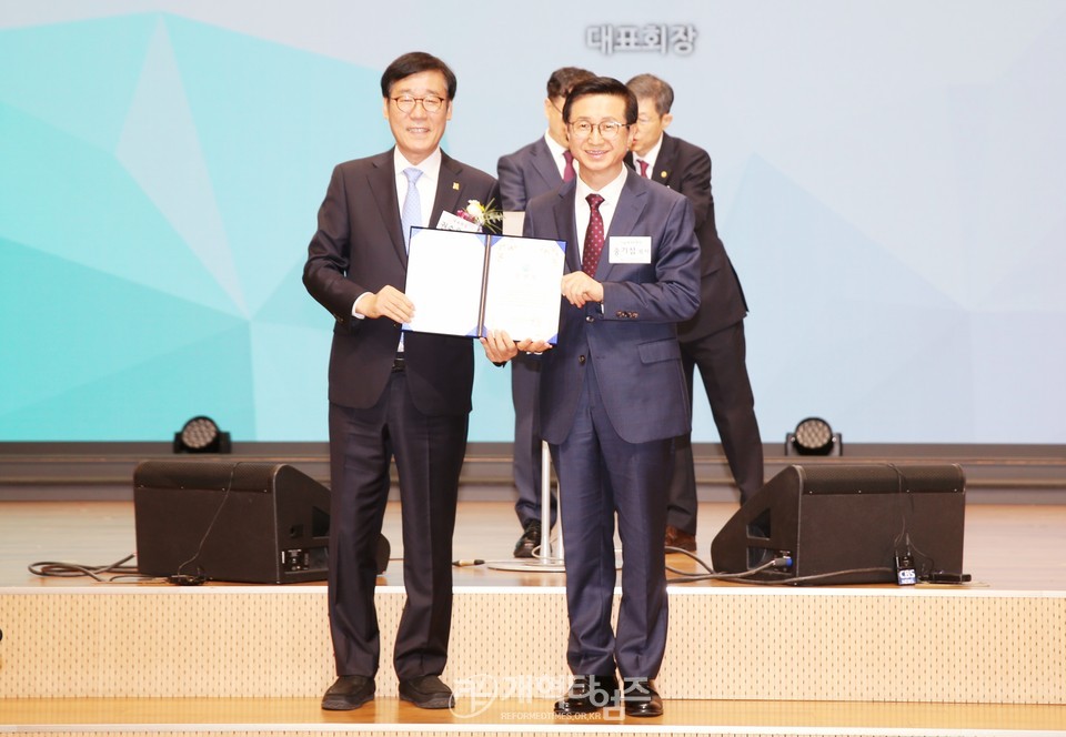 권순웅 목사, 한장총 대표회장 취임감사예배 모습