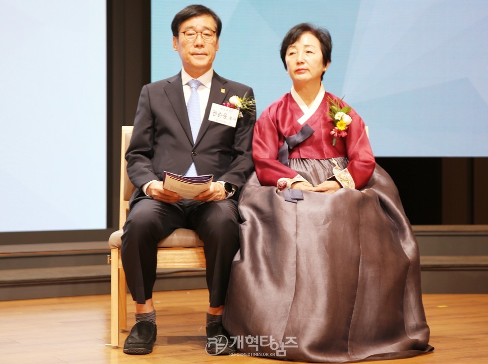 권순웅 목사, 한장총 대표회장 취임감사예배 모습